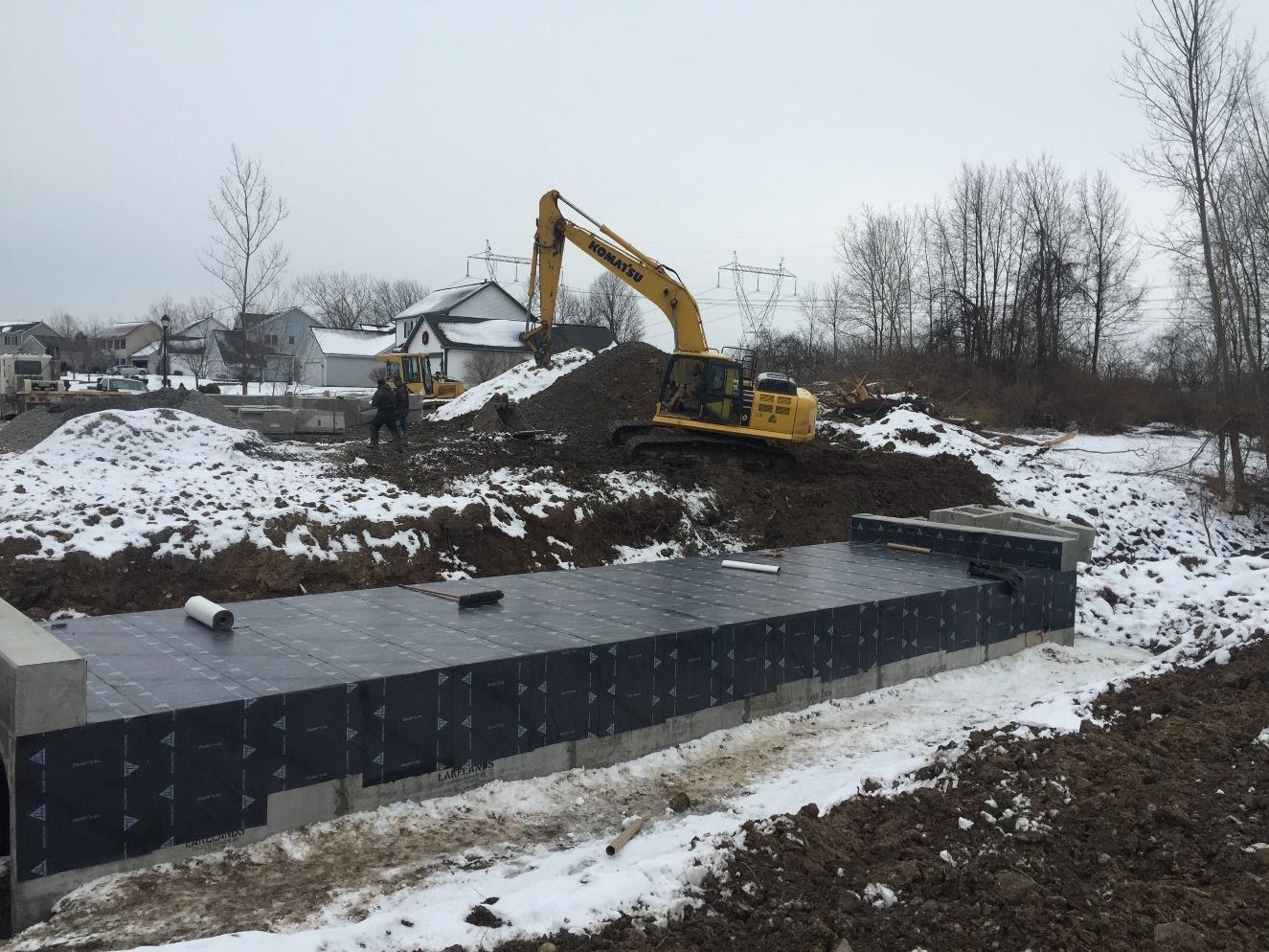 Culvert construction over East Stem Middle Branch Red Creek